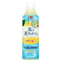 ポン　塩と夏みかん熱中対策水　 ４９０ｍｌ